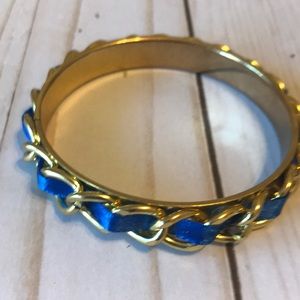 Vintage Electric Blue Bangle